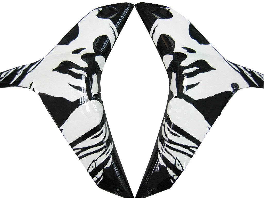 Amotopart Fairing 2009-2012 Honda CBR 600 RR Black and White Tribal Generic
