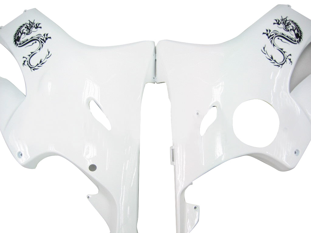 Amotopart Fairings 2004-2007 Honda CBR 600 F4i White & Chinese Dragon Generic