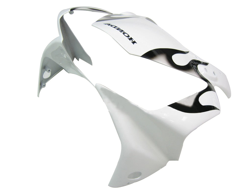 Amotopart Fairing 2002-2003 Honda CBR 954 RR White and Black Flame Generic