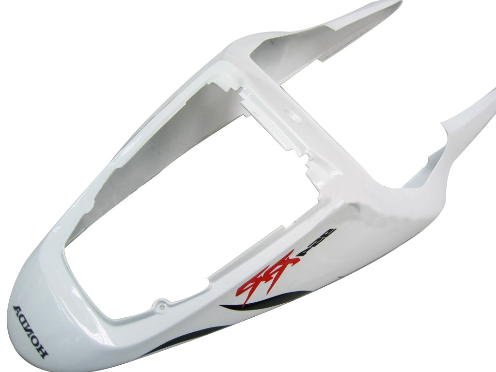 Amotopart Fairing 2002-2003 Honda CBR 954 RR White and Black Flame Generic