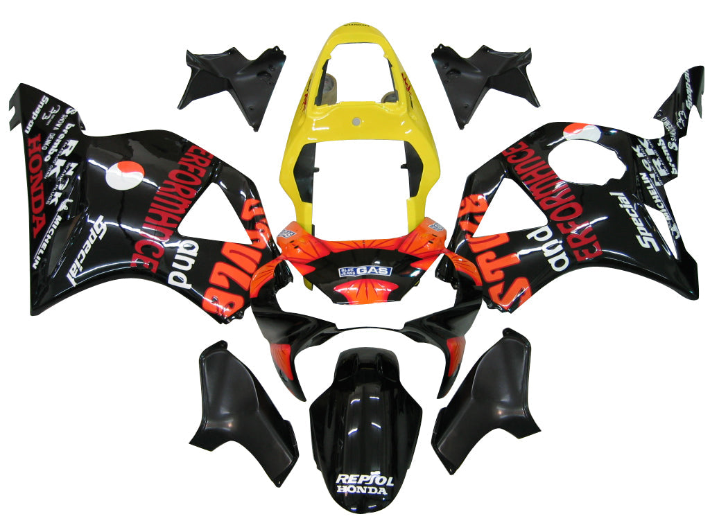 Ranges Amotopart 2002-2003 Honda CBR 954 RR Noir Yellow Repsol Moto Generic
