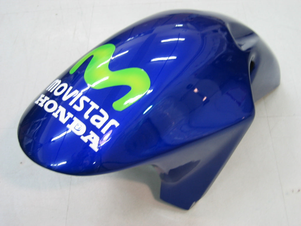 Amotopart Fairing 2002-2003 Honda CBR 954 RR Sininen ja vihreä Movistar Generic