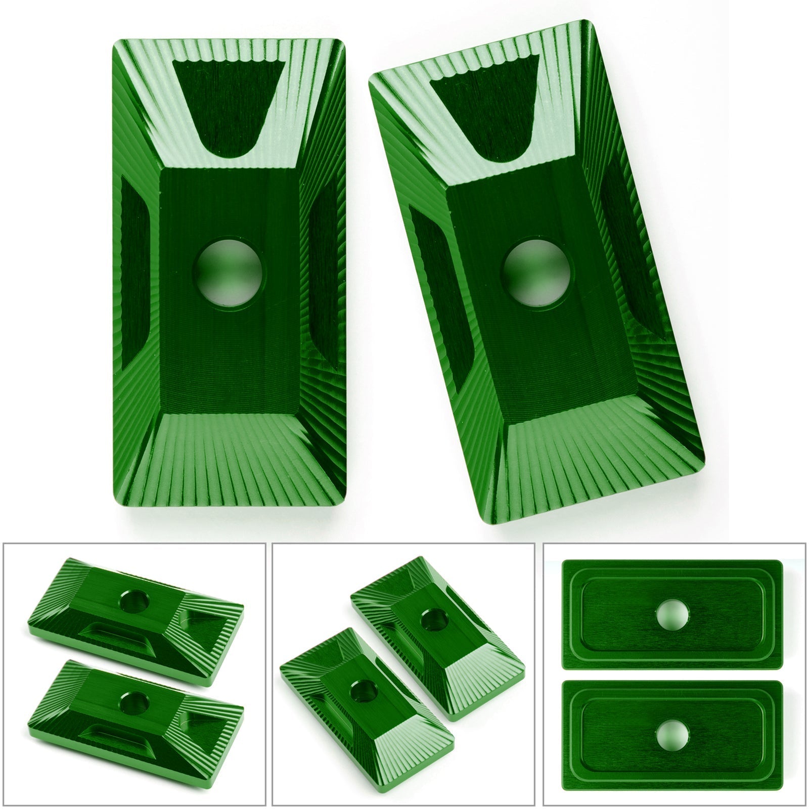 Ajusteur de chaîne d'essieu arrière en aluminium de commande numérique par ordinateur de moto pour Kawasaki Ninja 400 2018 générique