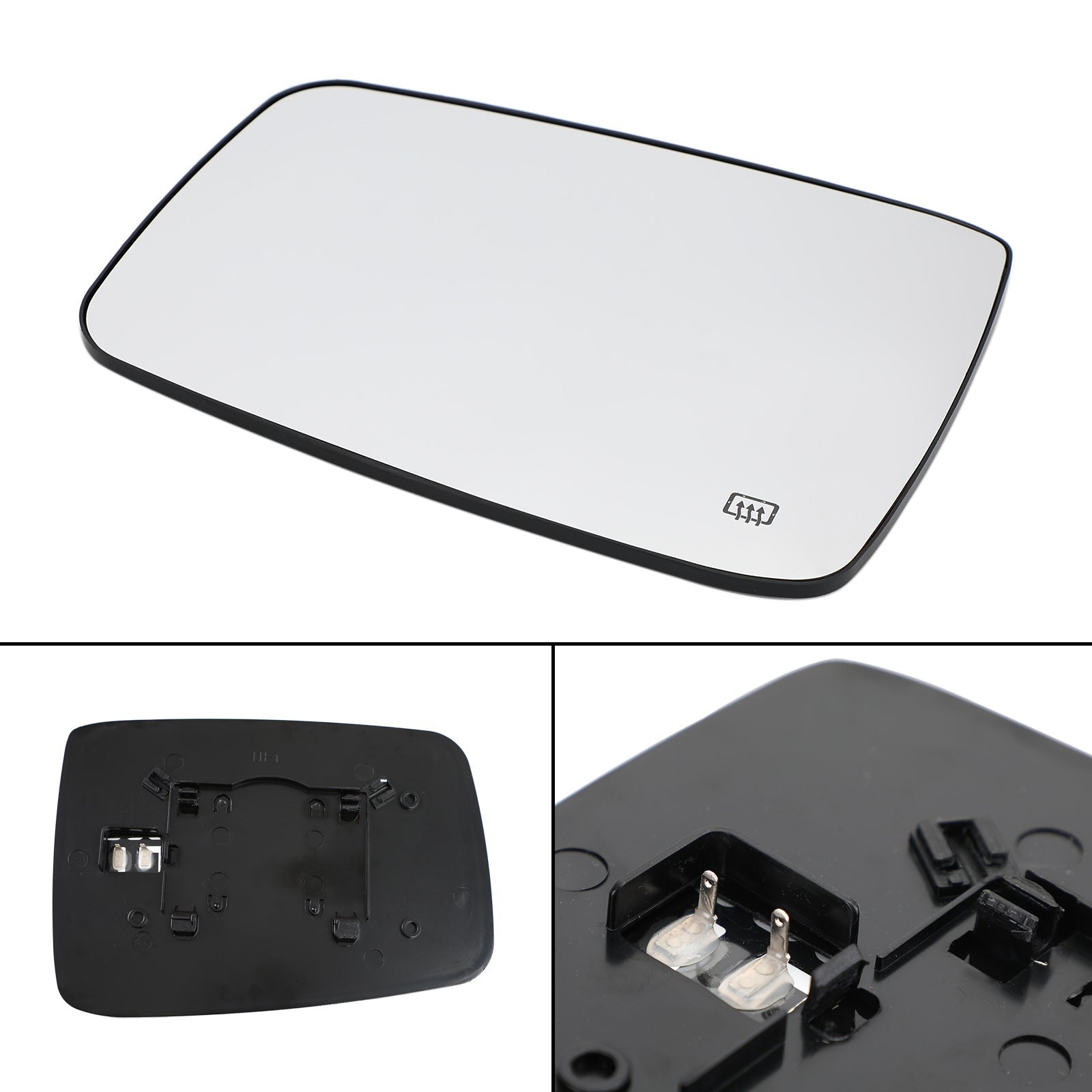 Verre de rétroviseur chauffant latéral gauche et droit pour Dodge Ram 1500 2500 2009-2018 générique