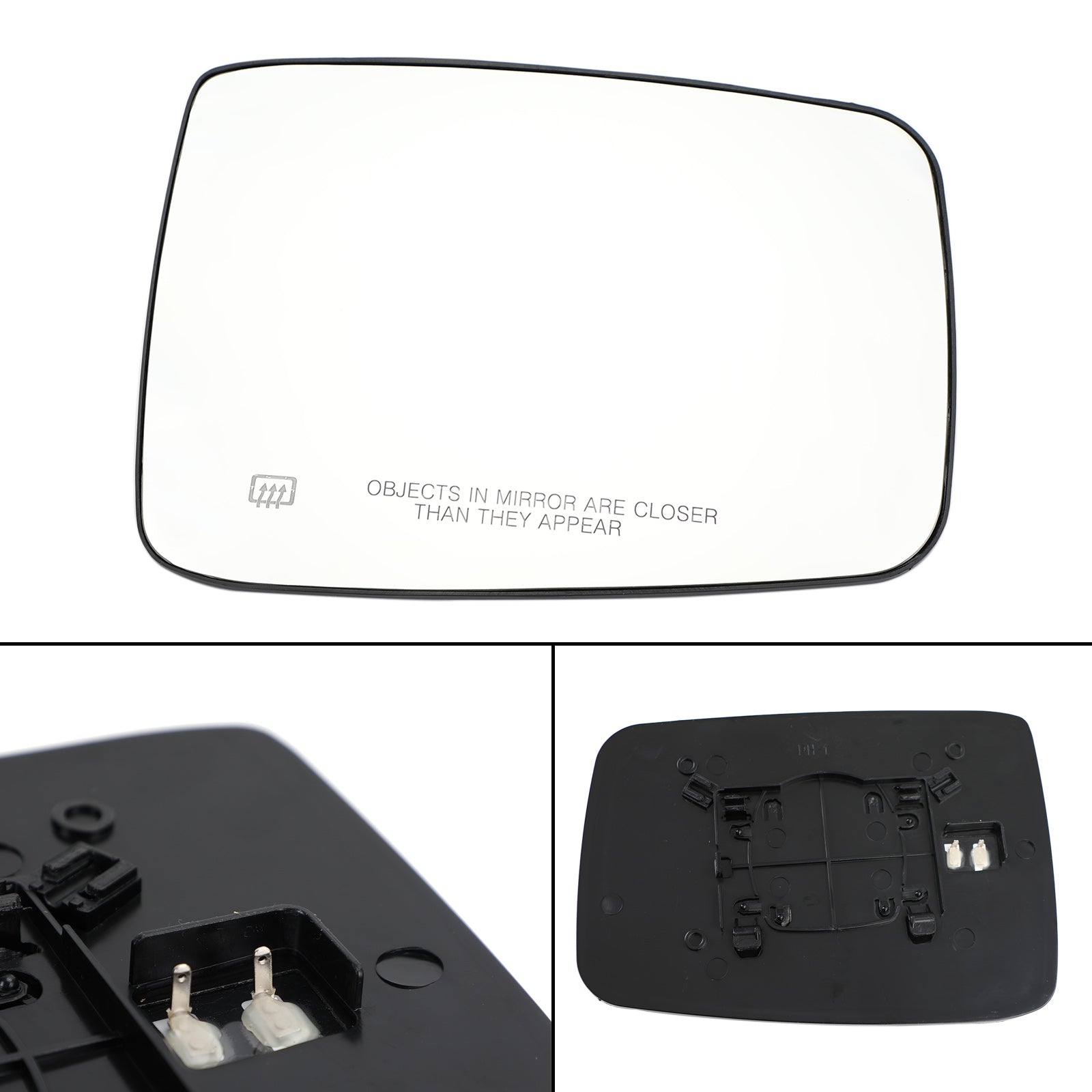 Verre de rétroviseur chauffant latéral gauche et droit pour Dodge Ram 1500 2500 2009-2018 générique