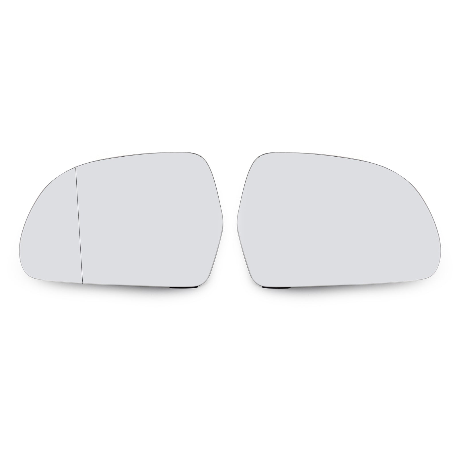 A Pair of L+R Side Rearview Mirror Glass Heated For A3 A4 A5 A6 A8 Q3 OCTAVIA
