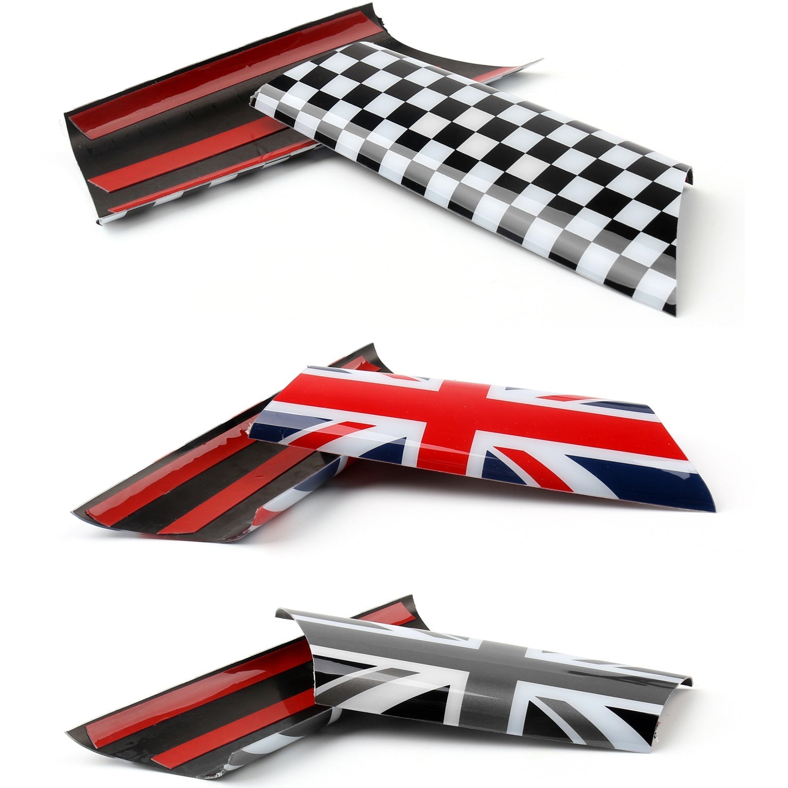 2PCS Upgrade Interior Door Pull Covers Trim Set for MINI Cooper R55 R56 R57 R58