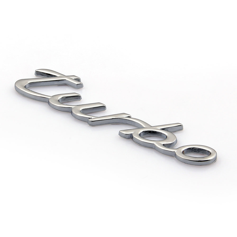 3D-auton tunnuskuvatarra Turbo Silver 1.6T 1.8T 2.0T 3.0T Generic