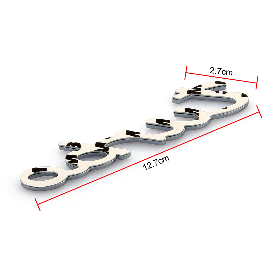 3D avtomobilska nalepka nalepke za turbo srebro 1,6t 1,8t 2,0t 3,0t generično