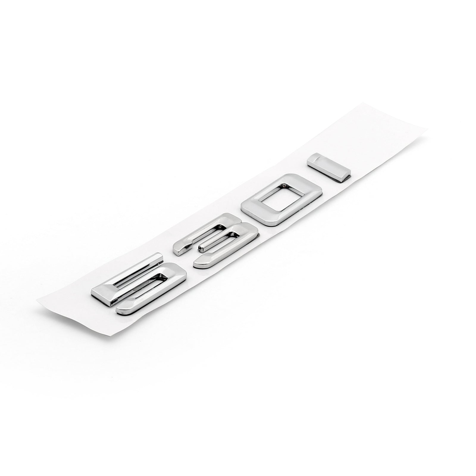 Emblème d'insigne arrière de voiture en métal 530i pour BMW Série 5 E60 E61 F10 F11 Chrome générique