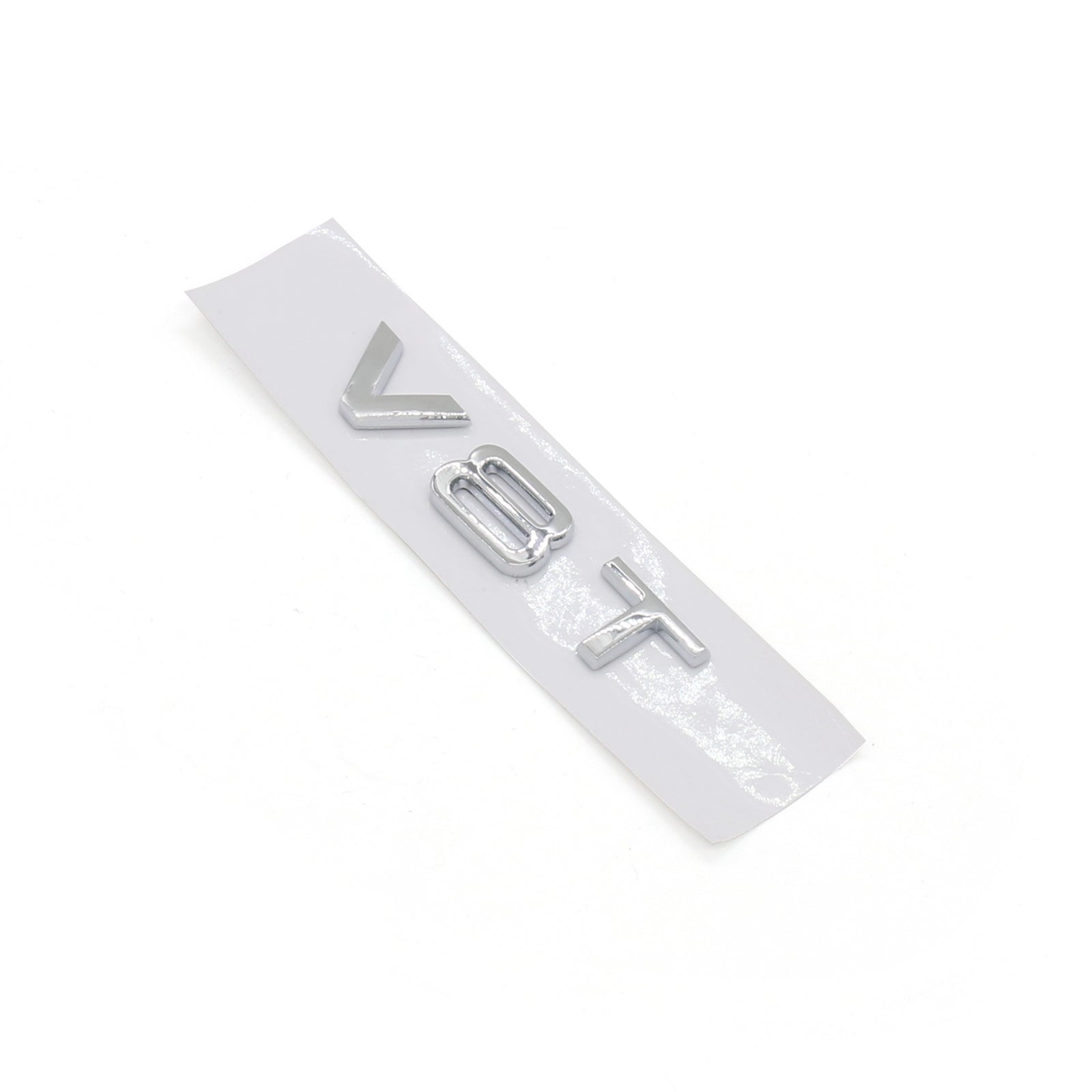 V8T znaczek z symbolem pasuje do Audi A1 A3 A4 A5 A6 A7 Q3 Q5 Q7 S6 S7 S8 S4 SQ5 ogólny chrom