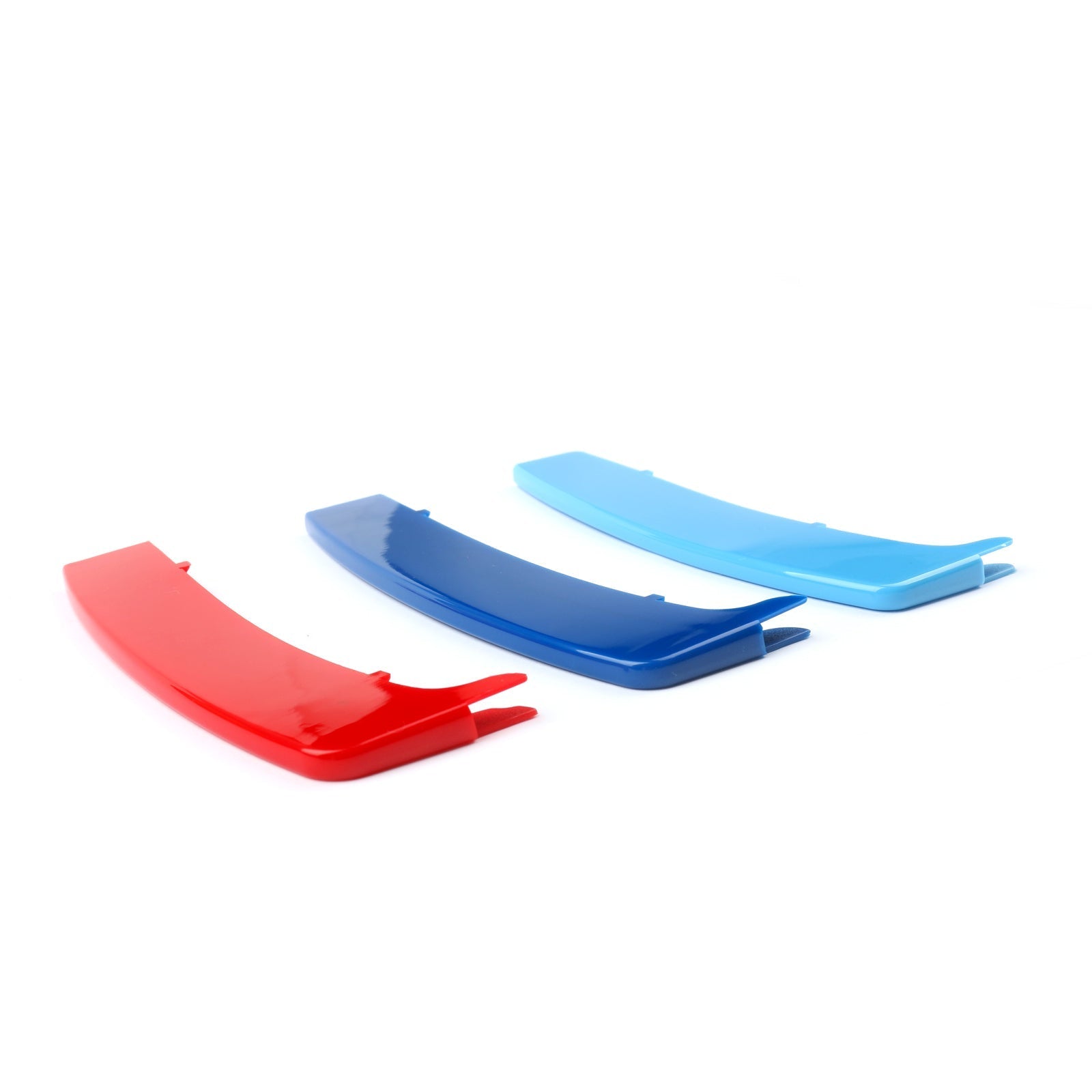 Clip per strisce di copertura tricolore M Tech per griglia renale 3 pezzi per BMW E87 generico 2004-2011