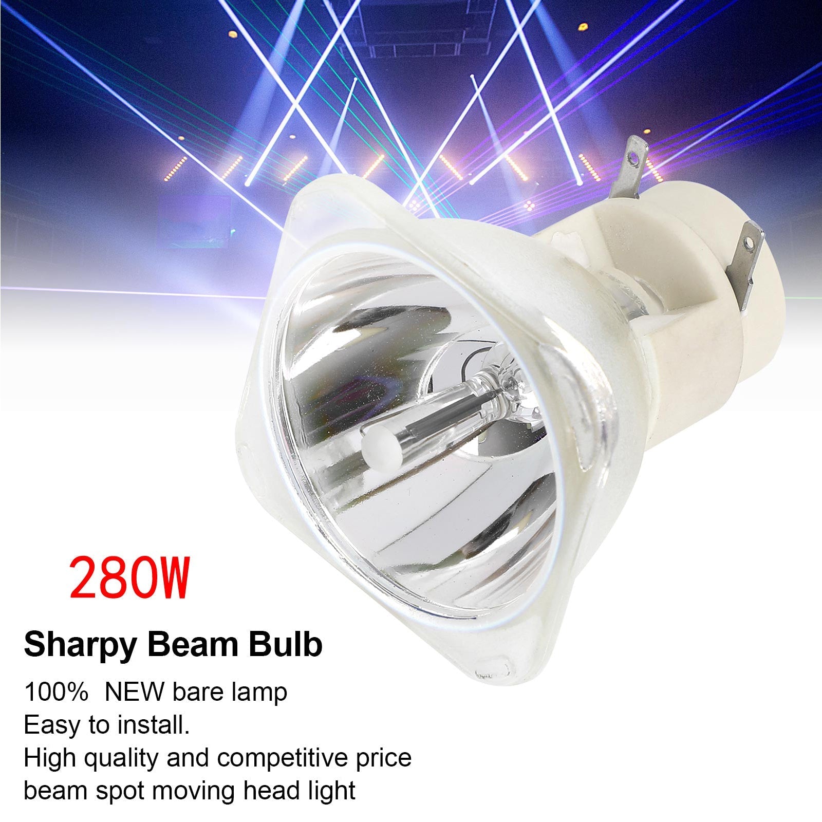 Tête mobile 7R 230W Sharpy faisceau tête mobile remplacement ampoule scène spectacle lumière