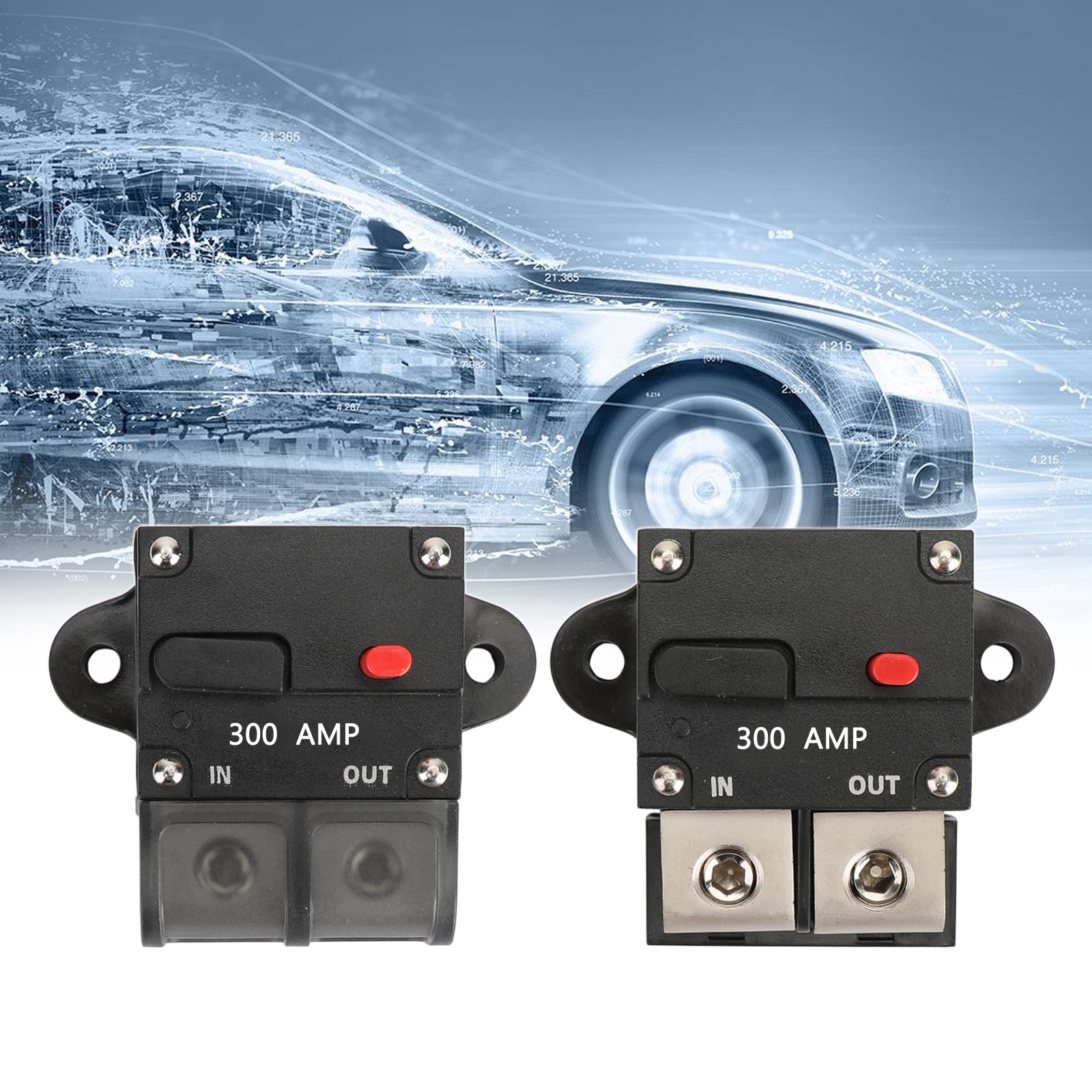 300 A A Reset manuale Interruttore automatico in linea Morsettiera fusibile Marine Auto