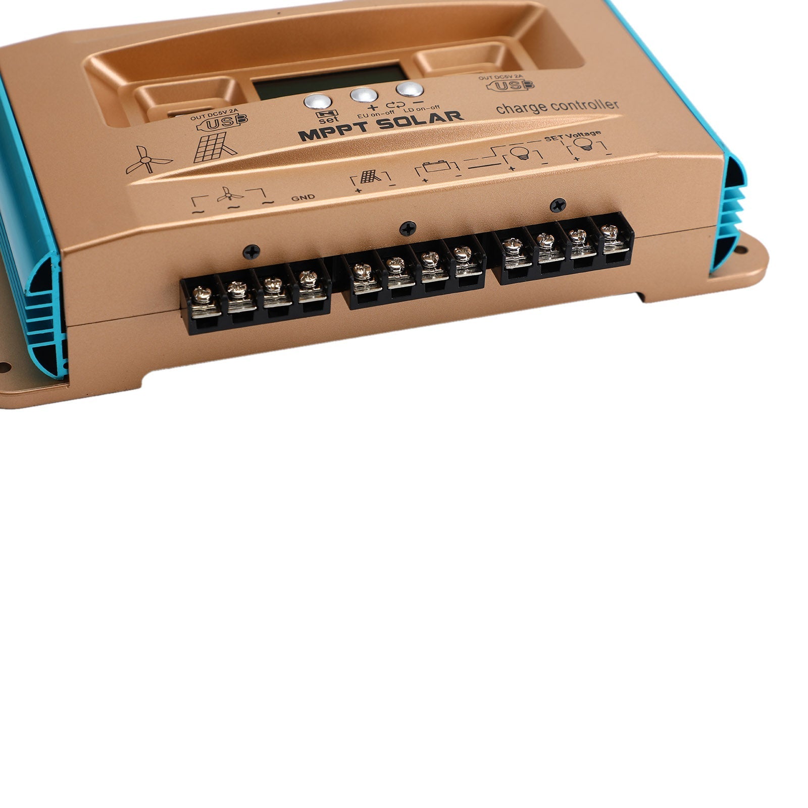 100A Wind Solar Hybride Laad MPPT Controller Dual USB Opladen 12V 24V 36V 48V 60V Auto