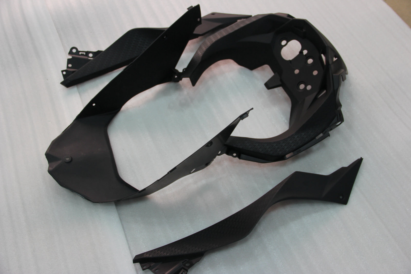 Amotopart Carene 2013-2017 Plastiche Kawasaki Ninja 300R EX300R Bianco Art Ninja Generic