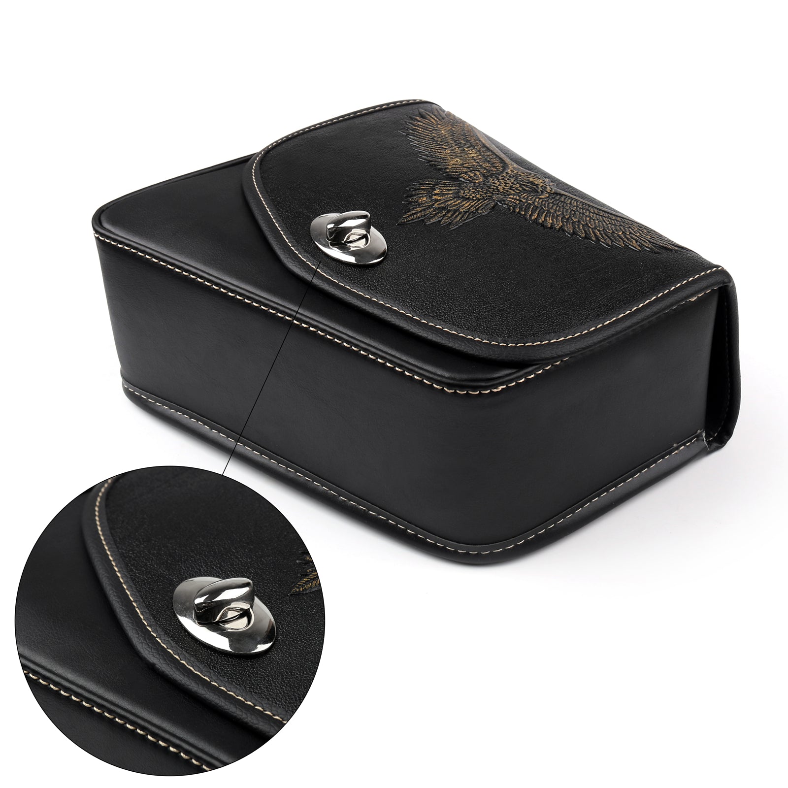 Sacoche de selle en cuir côté gauche/droit pour Sportster XL 883 XL 1200