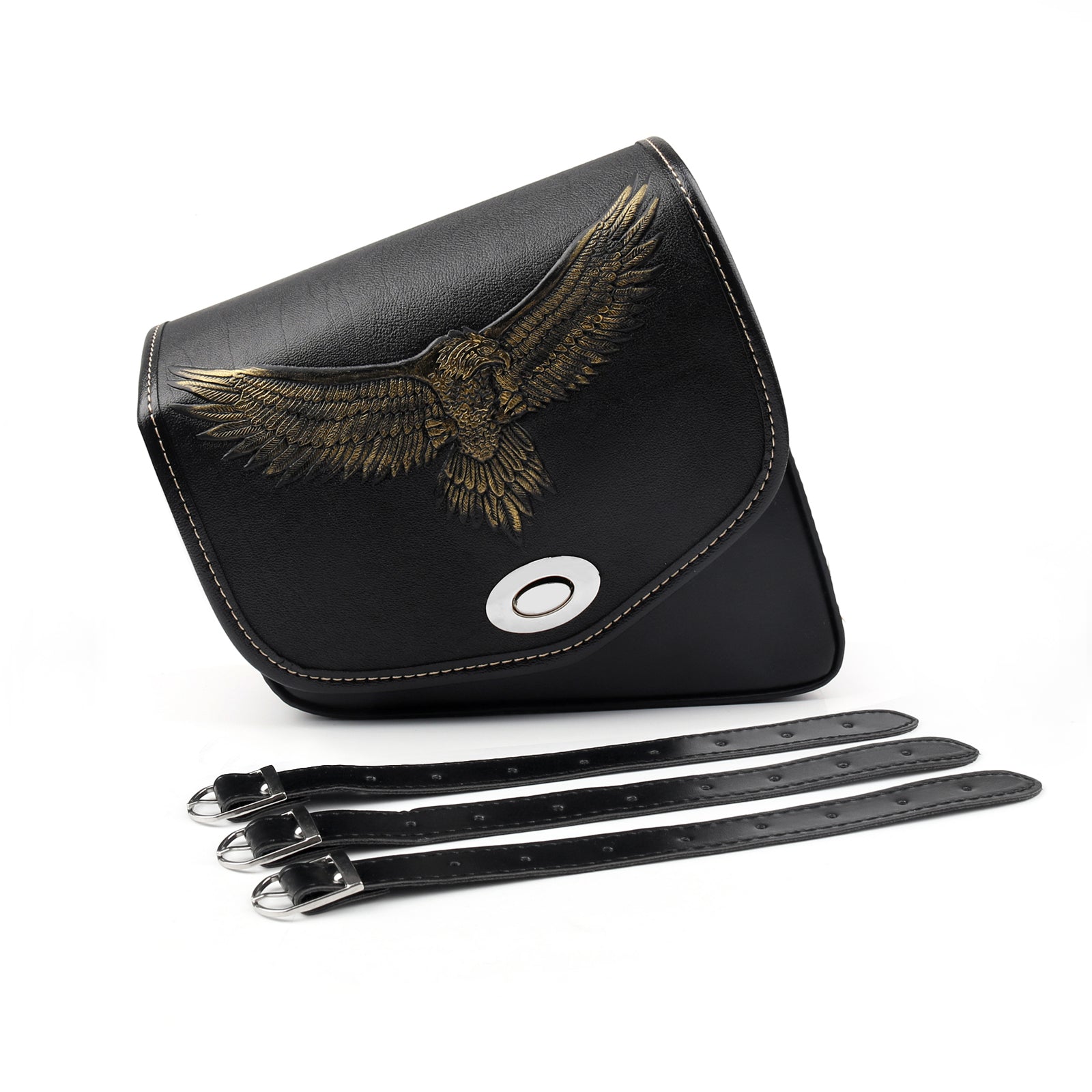 Lederen zadelzak aan de linkerkant/rechterkant voor Sportster XL 883 XL 1200