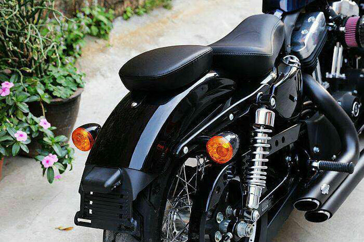 Luci del freno sulla placca di montaggio su Mudguard per Sportster XL 883 1200 48 2004-2014 Generico