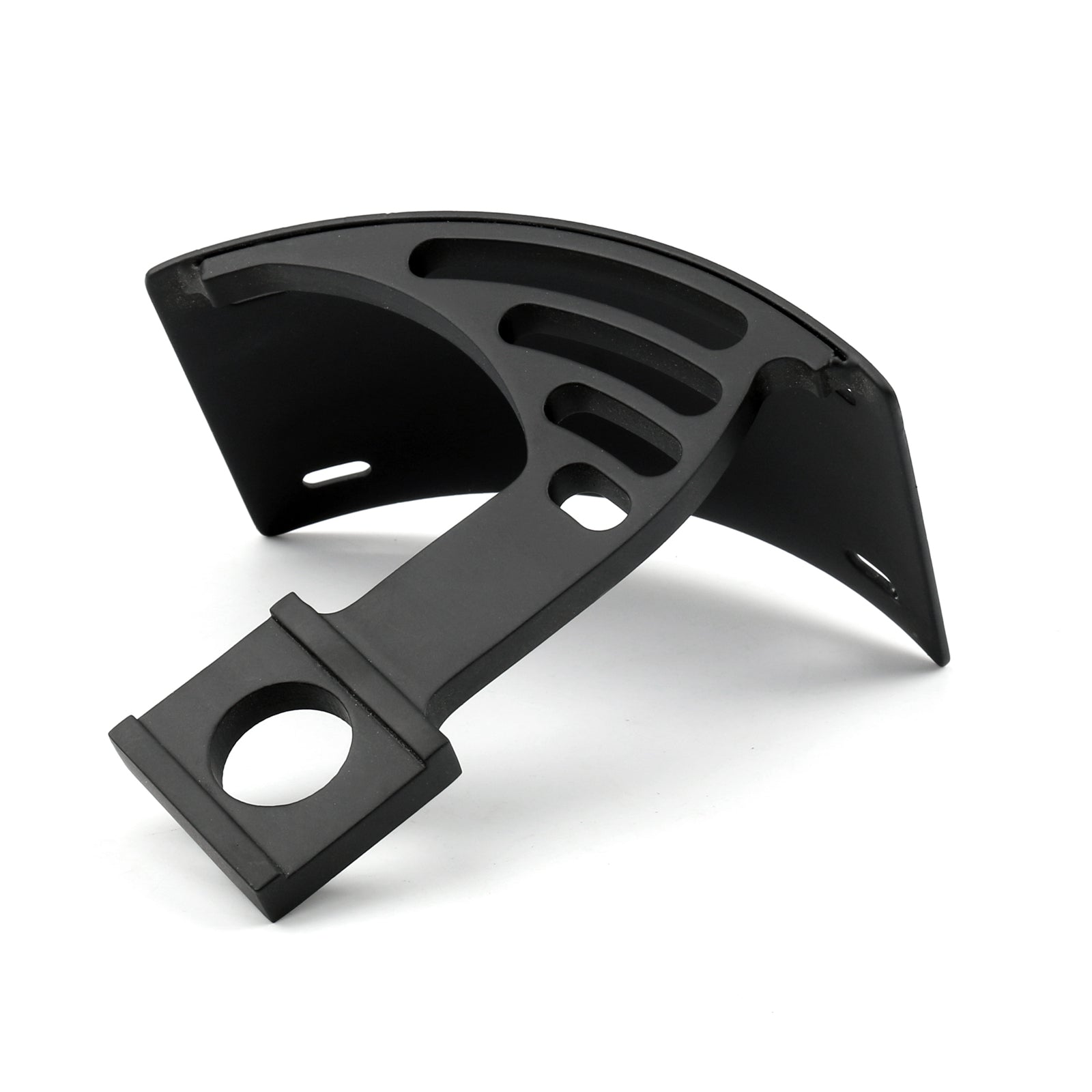 Yamaha R1 2004-2014 Support de porte-étiquette de plaque d'immatriculation à montage latéral incurvé