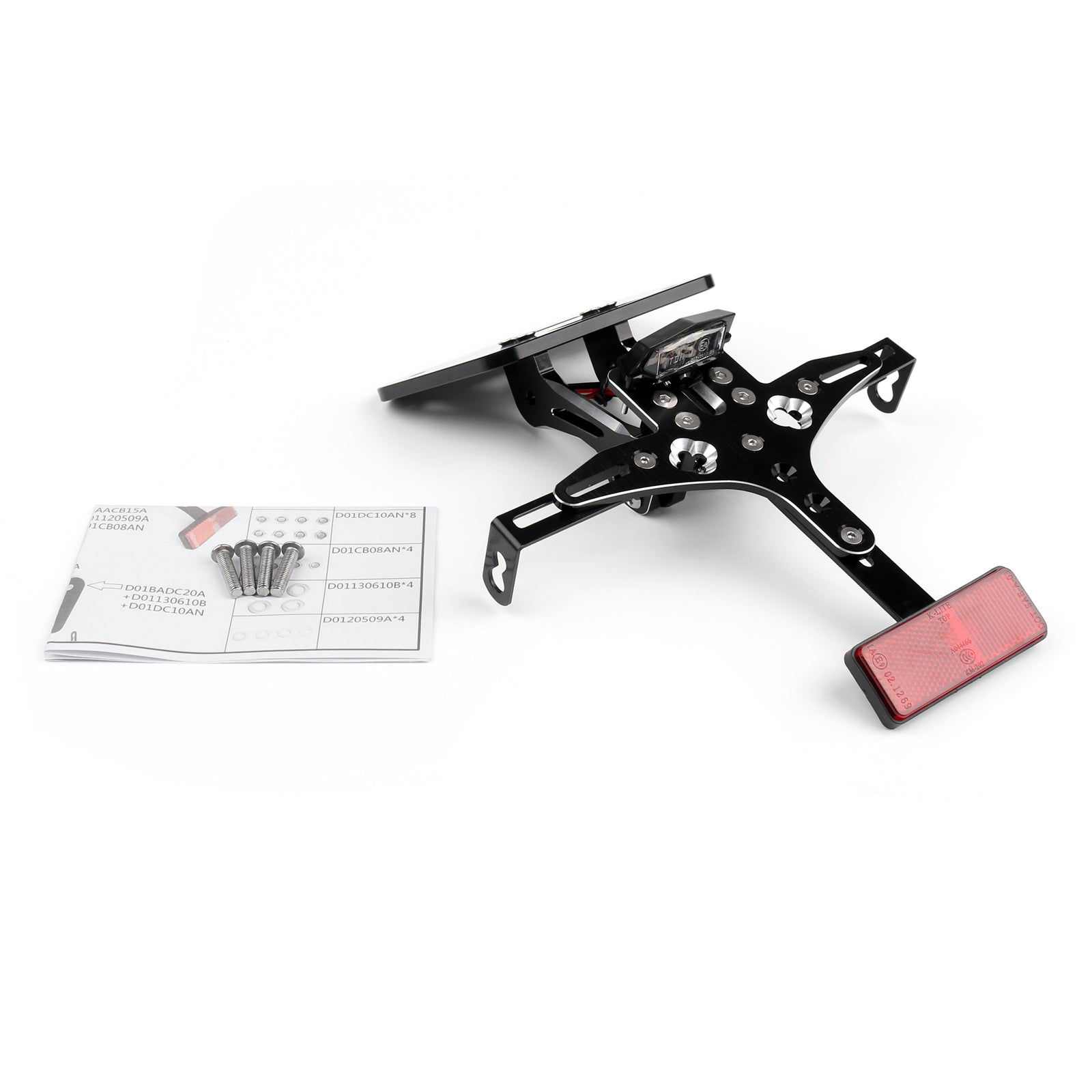 Portatarga Fender Eliminator Tail Tidy per Yamaha R25/R3 MT-03 15-16 Generico