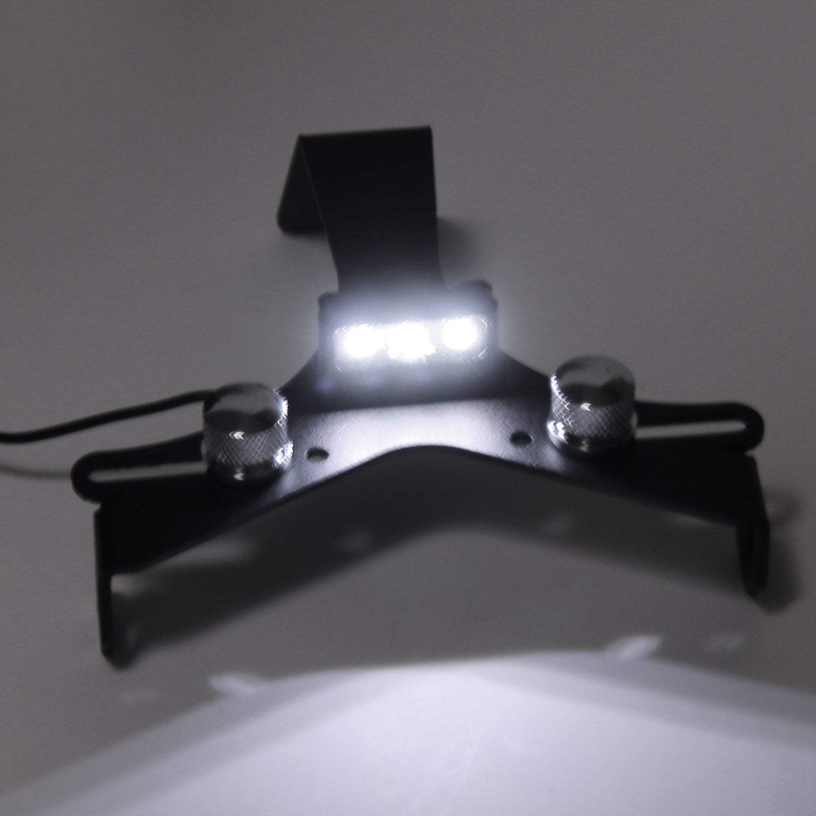 Supporto targa di licenza motociclistica in lega di alluminio nero per Ducati 848/1098 generico