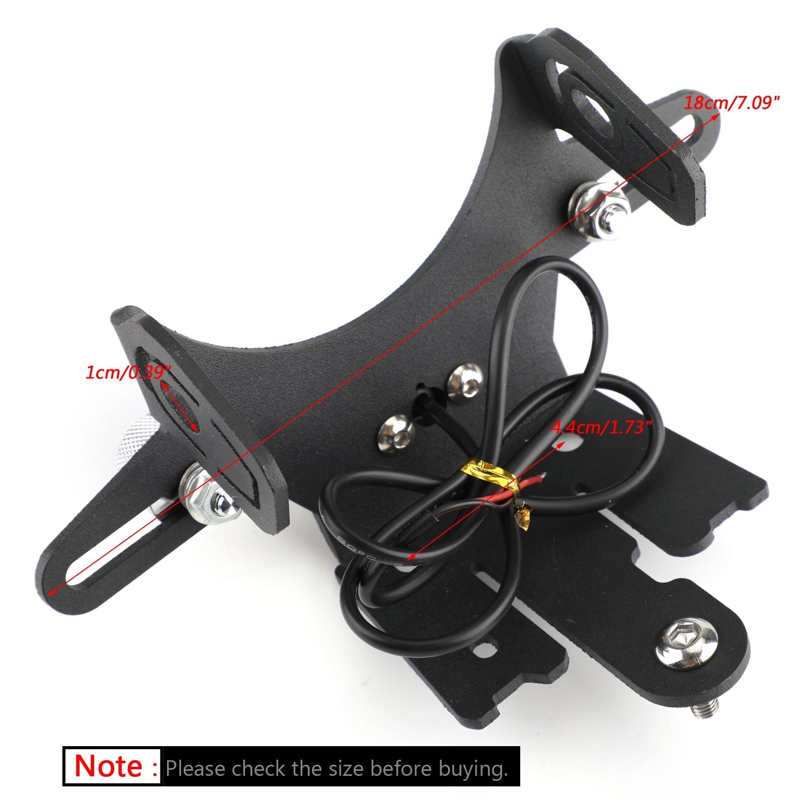 Support de plaque d'immatriculation Fender Eliminator pour Kawasaki Ninja 650 ER-6N ER-6F 12-16 générique