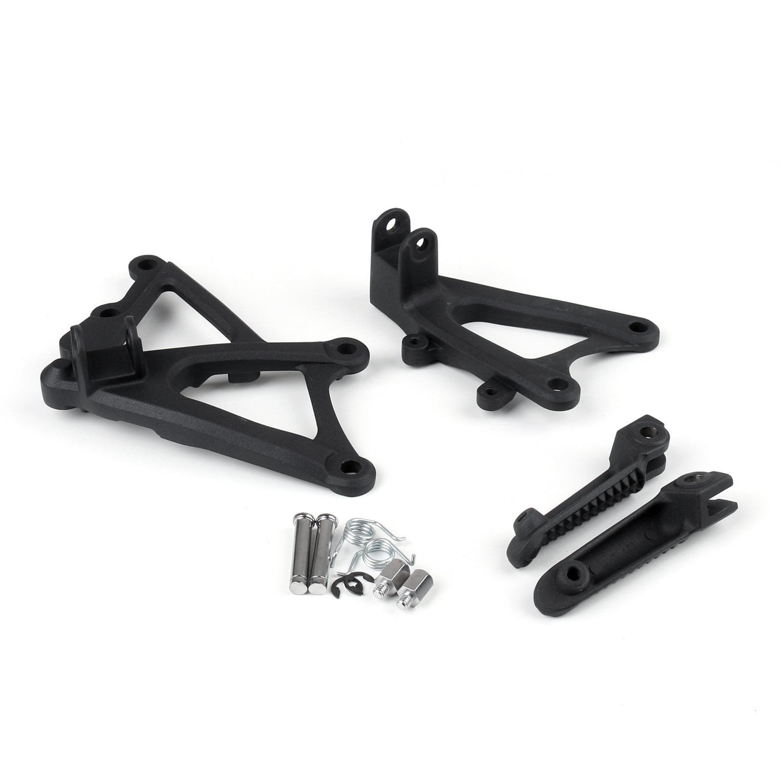 Set voetsteunen voor voorste voetsteunen voor Yamaha YZF R1 2009-2011 Black Generic