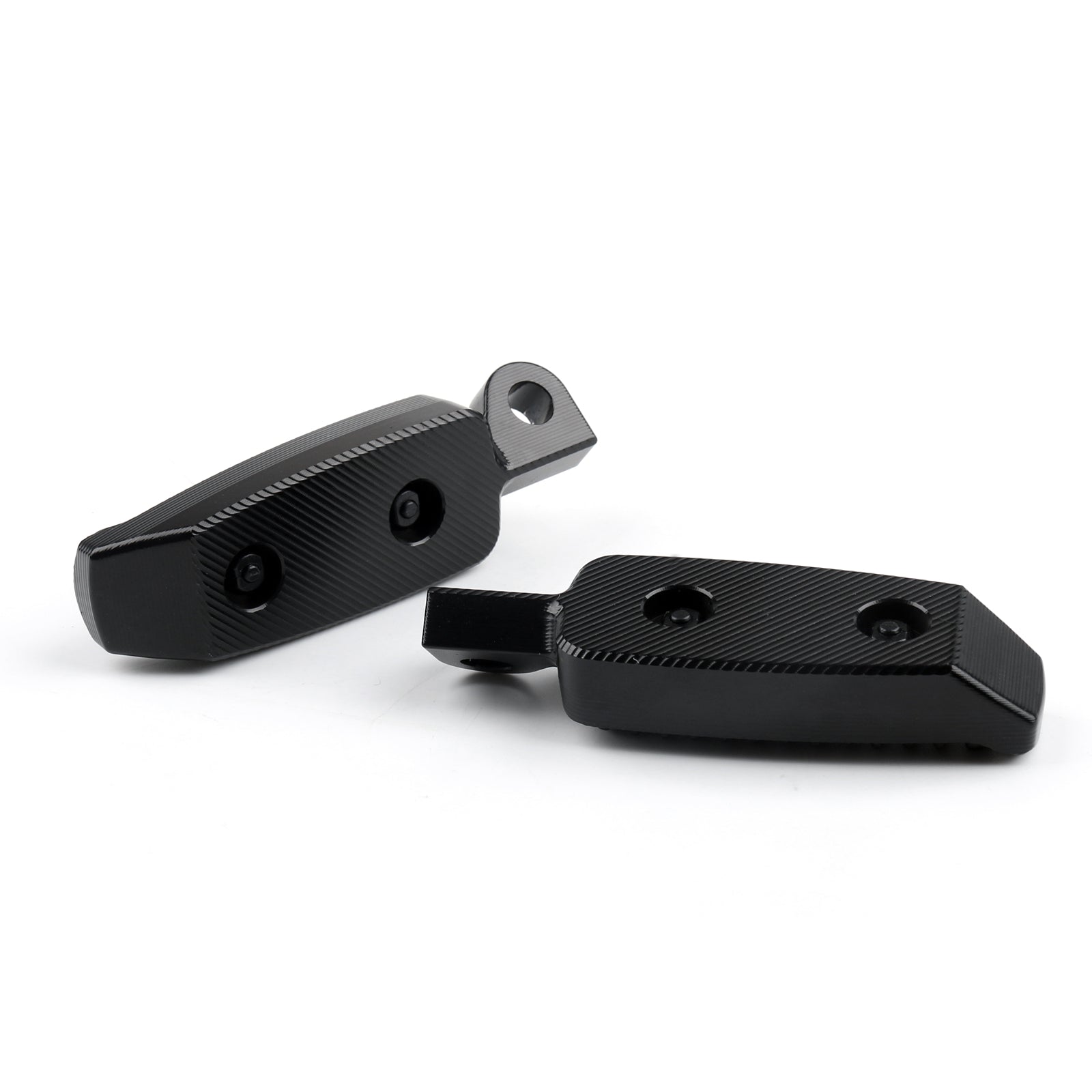 Musta jalkatuet 45 asteessa Harley Sportster XL 883 XL 1200 V-ROD LOW HUGGER Generic