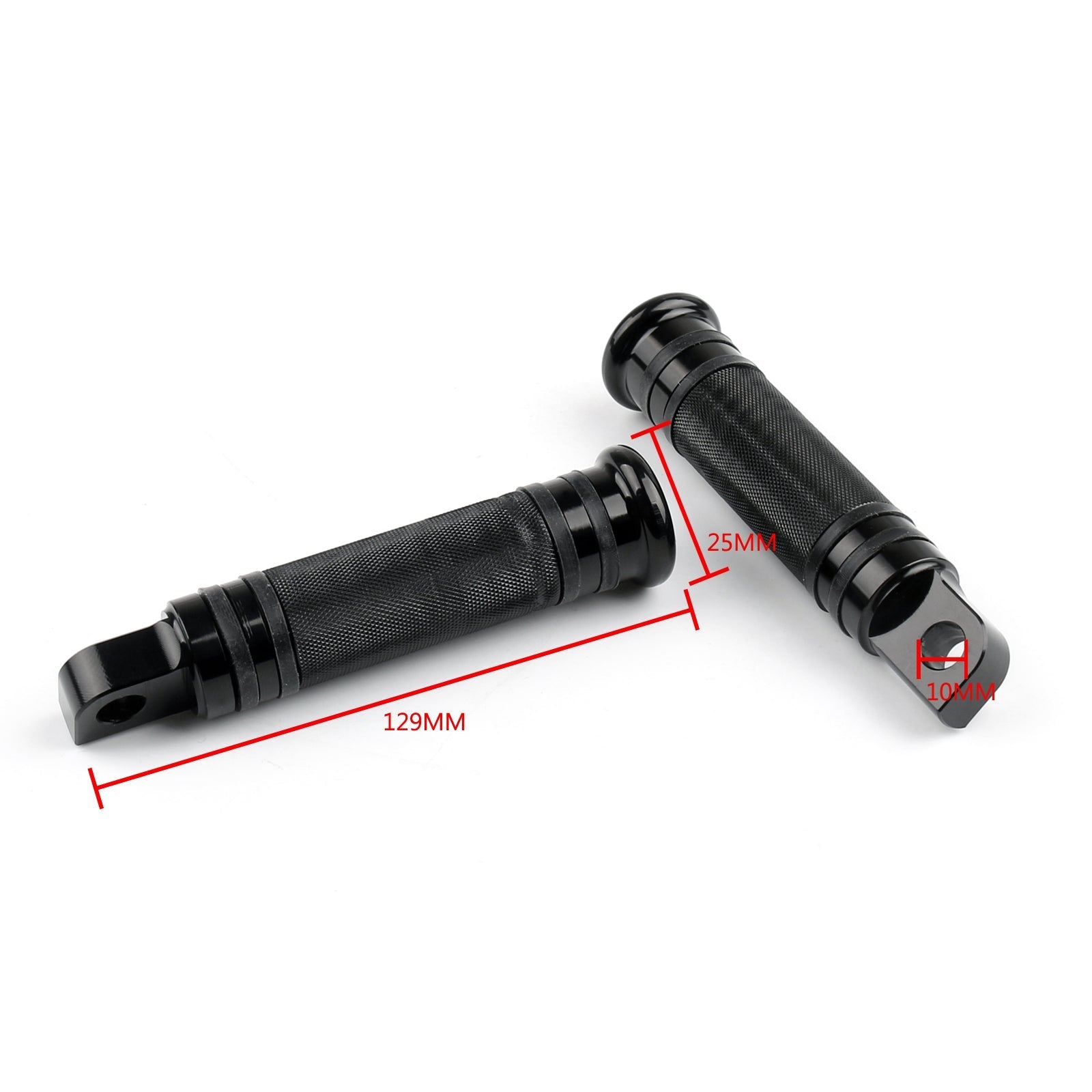 Repose-pieds arrière avant pour Harley Sportster XL883 XL1200 V Rod modèles noir générique