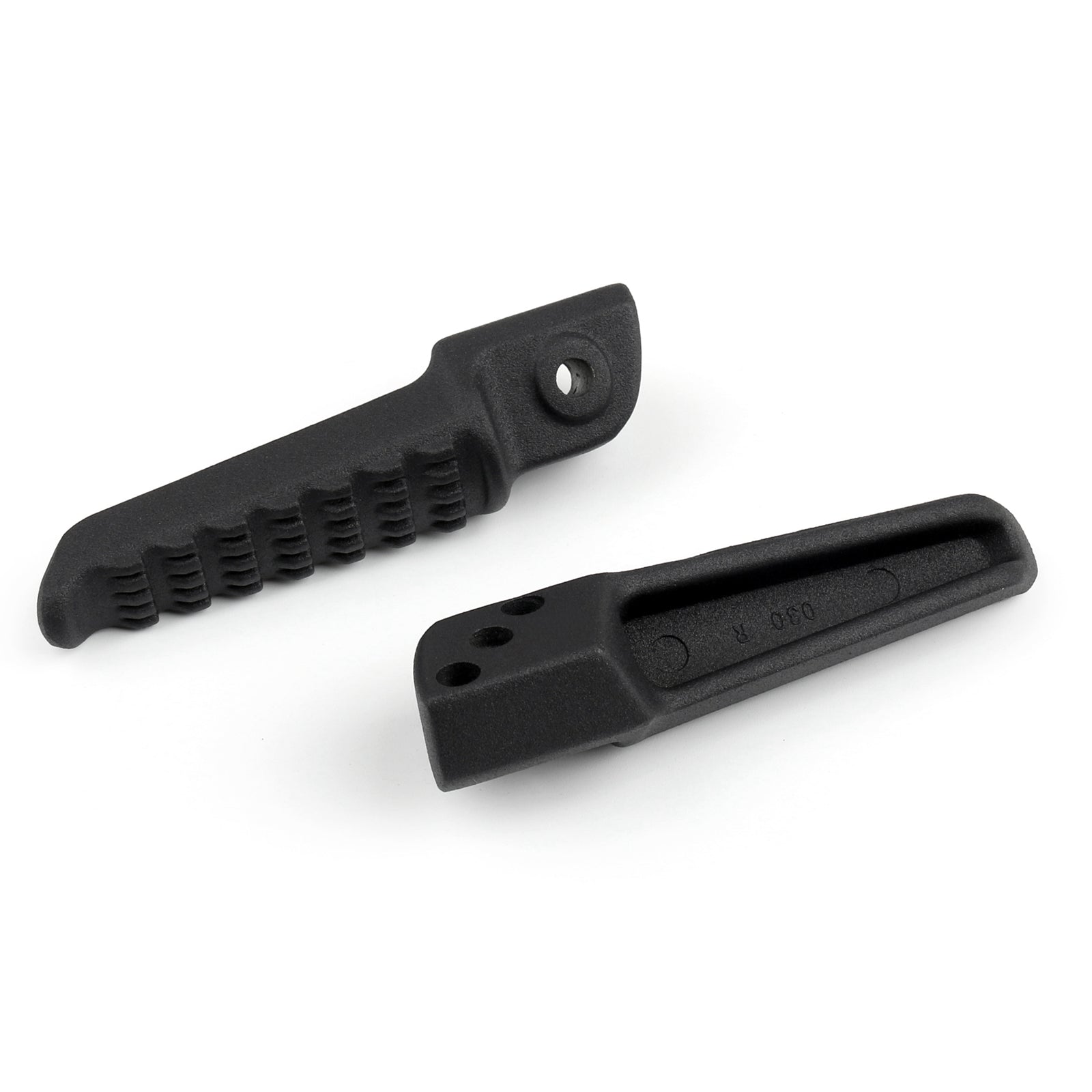 Repose-pieds Arrière Noir Repose-pieds Aluminium Passager Pour Kawasaki ZX6R 03-12 ZX-10R Generic