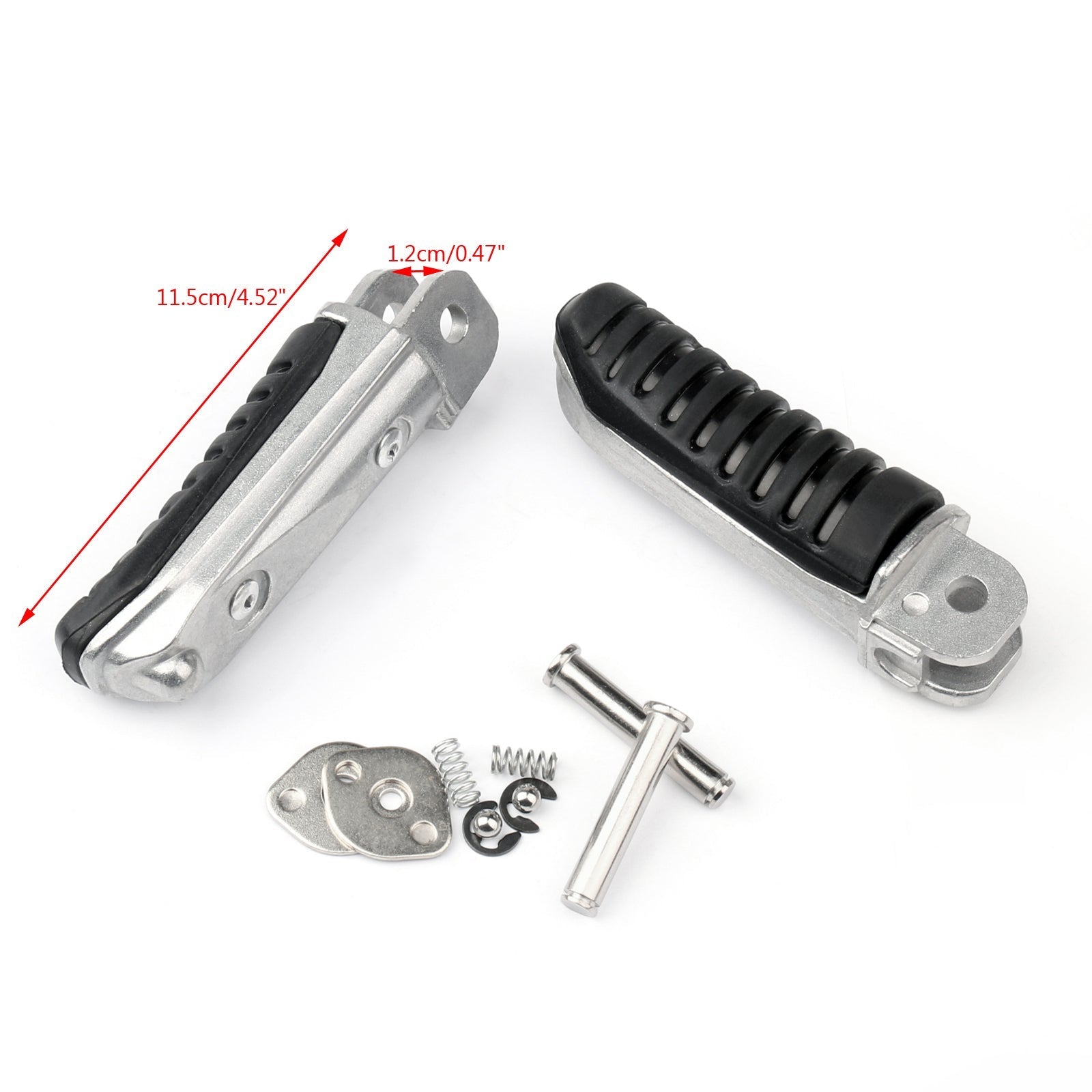 Pedales de reposapiés F/R Reposapiés para Suzuki GSXR600 GSX-R GSX 750 1000 GSF600 Genérico