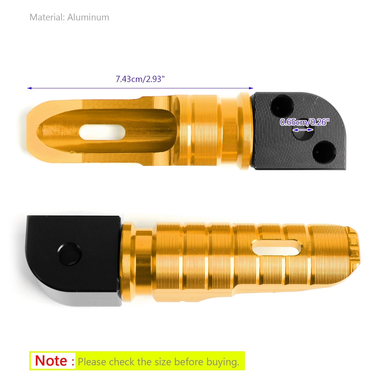 Estribos traseros para KAWASAKI NINJA 650 1000 Z800 Z900 Z1000 Z750R ZX6R ZX10R genérico