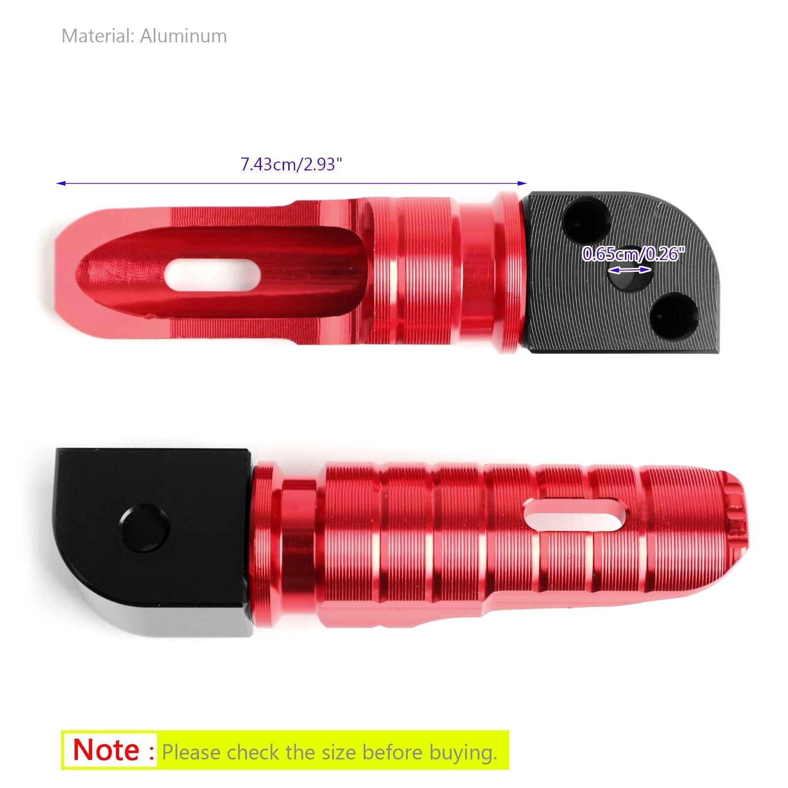 Estribos traseros para KAWASAKI NINJA 650 1000 Z800 Z900 Z1000 Z750R ZX6R ZX10R genérico