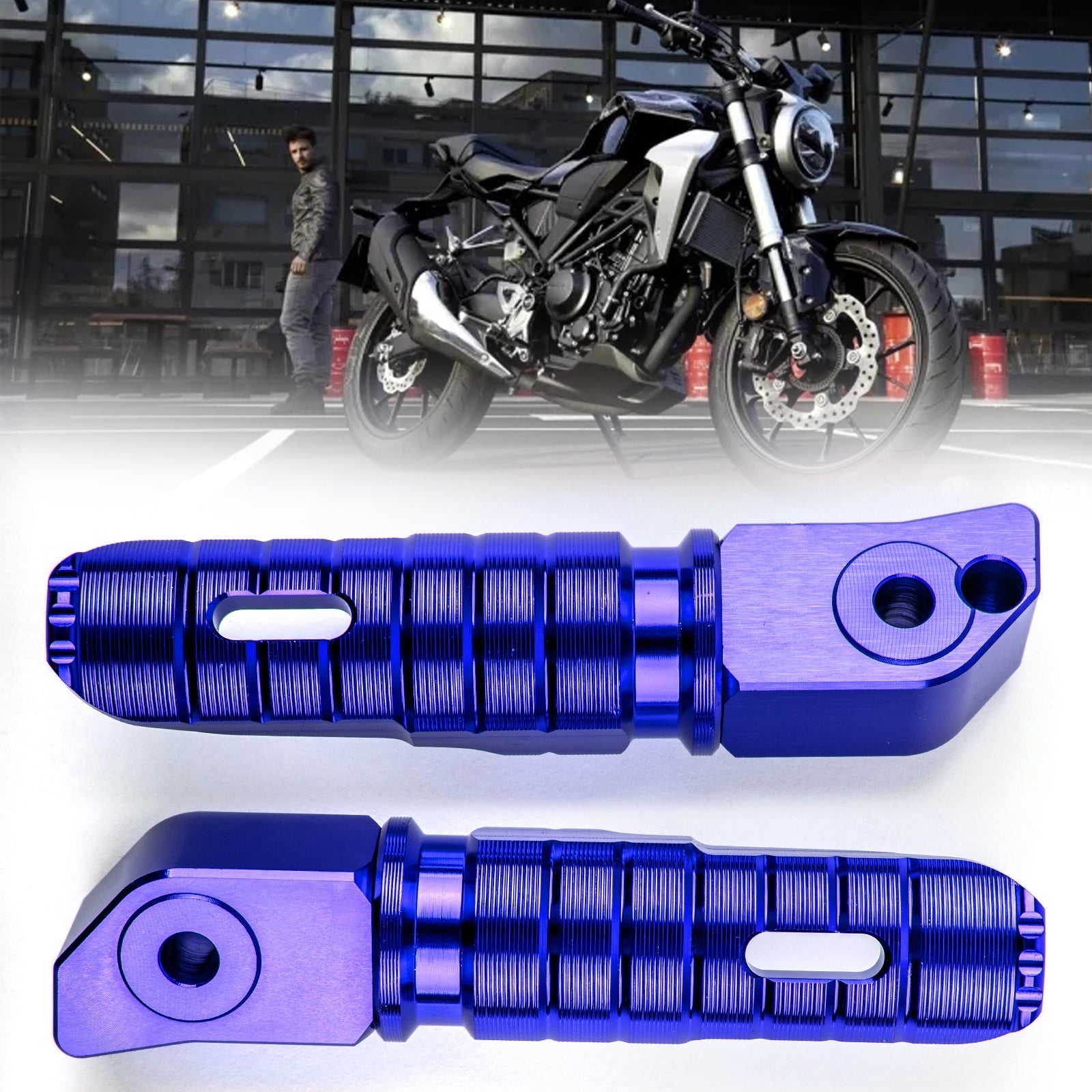 Estribos traseros para HONDA REBEL 250/300/500 CBR250RR CBR600RR CB1100 CB500