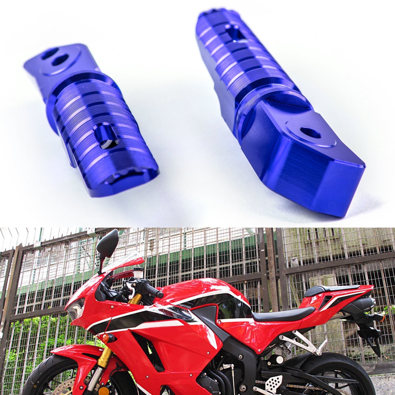 Estribos traseros para HONDA REBEL 250/300/500 CBR250RR CBR600RR CB1100 CB500