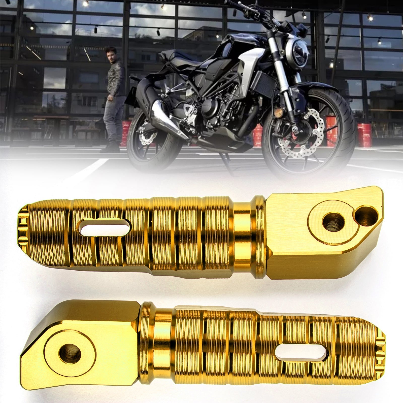 Estribos traseros para HONDA REBEL 250/300/500 CBR250RR CBR600RR CB1100 CB500