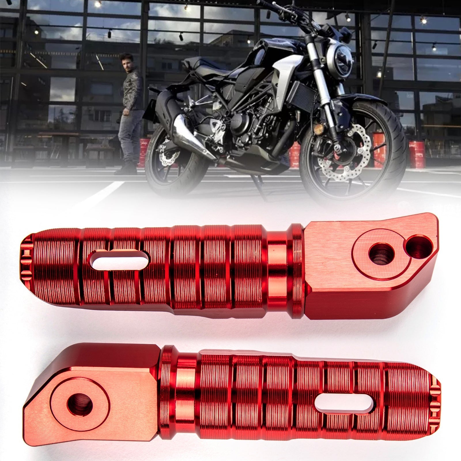 Estribos traseros para HONDA REBEL 250/300/500 CBR250RR CBR600RR CB1100 CB500