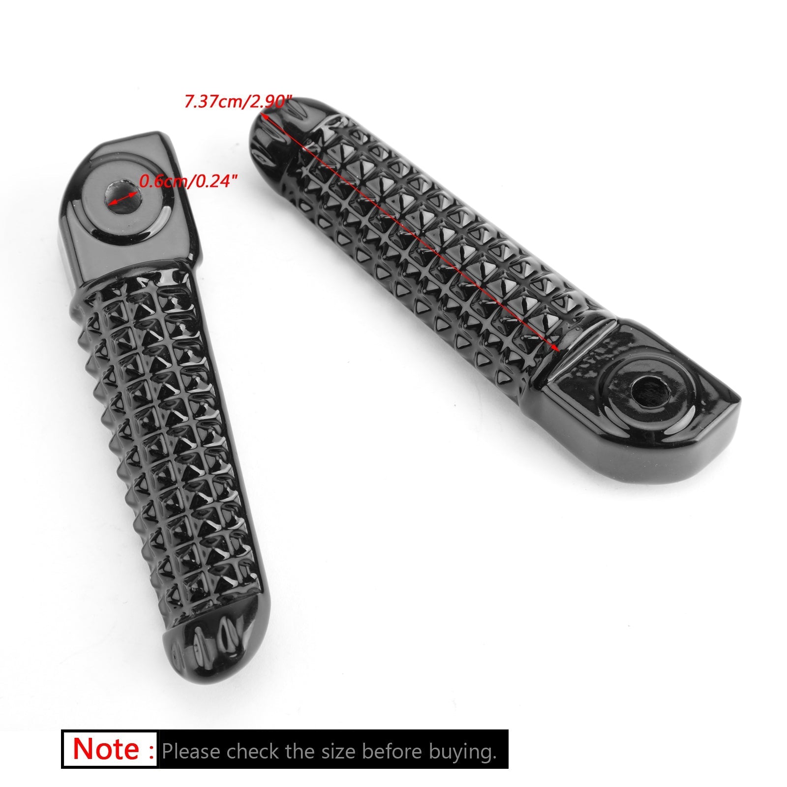 Estribos traseros para Yamaha YZF R1 1998-2014 R6 1999-2014 R6S 2003-2008 Genérico