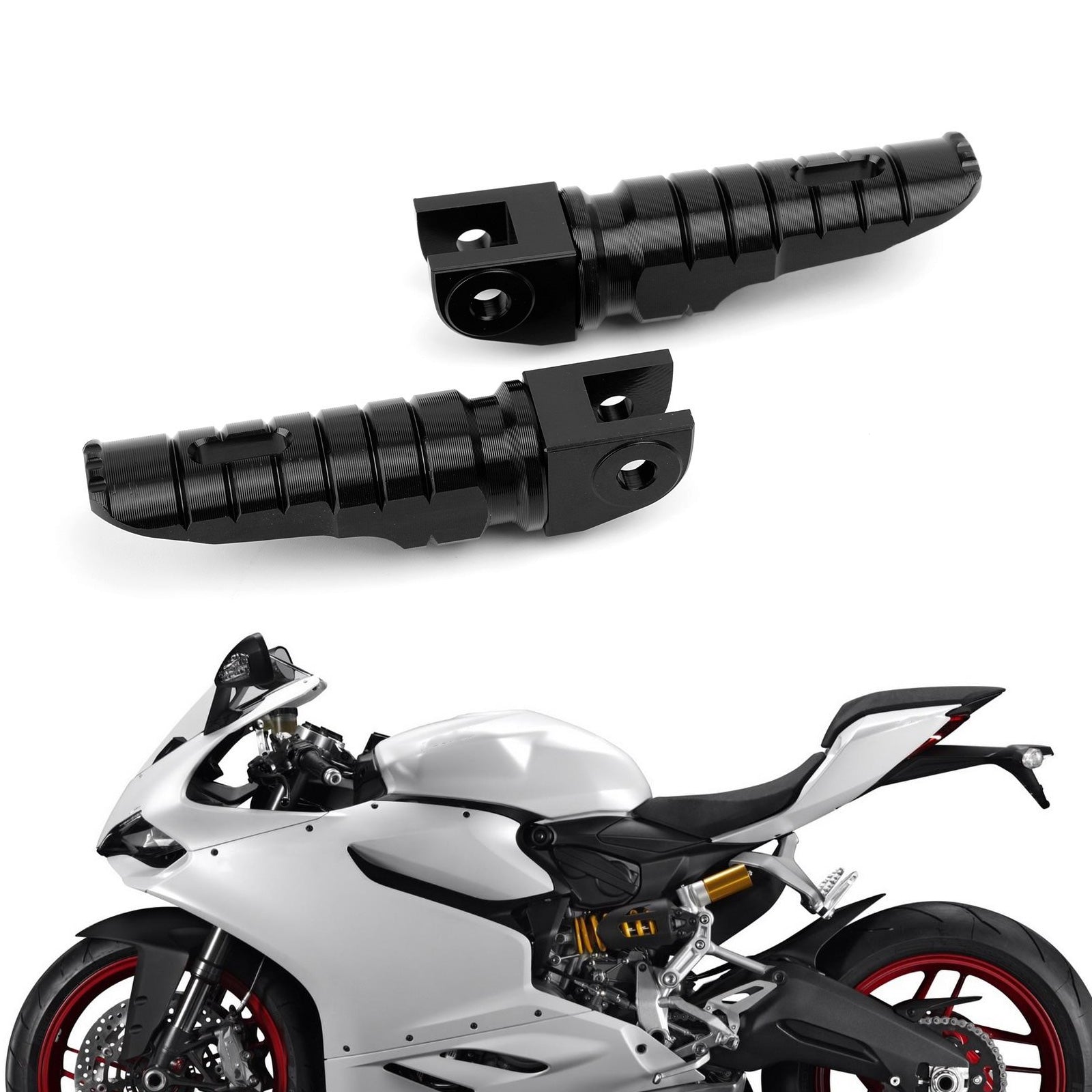 Repose-pieds arrière passager pour DUCATI 959 1199 PANIGALE 1098 1198 générique