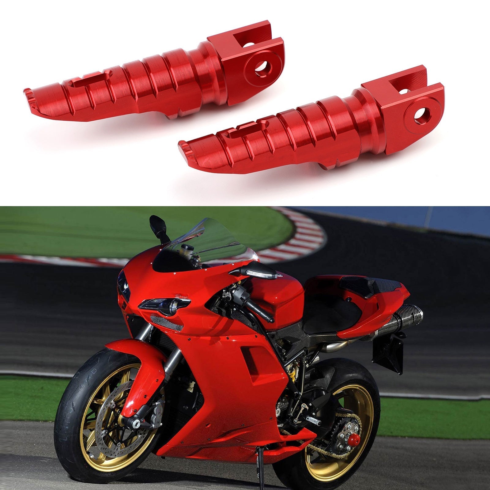 Repose-pieds arrière passager pour DUCATI 959 1199 PANIGALE 1098 1198 générique