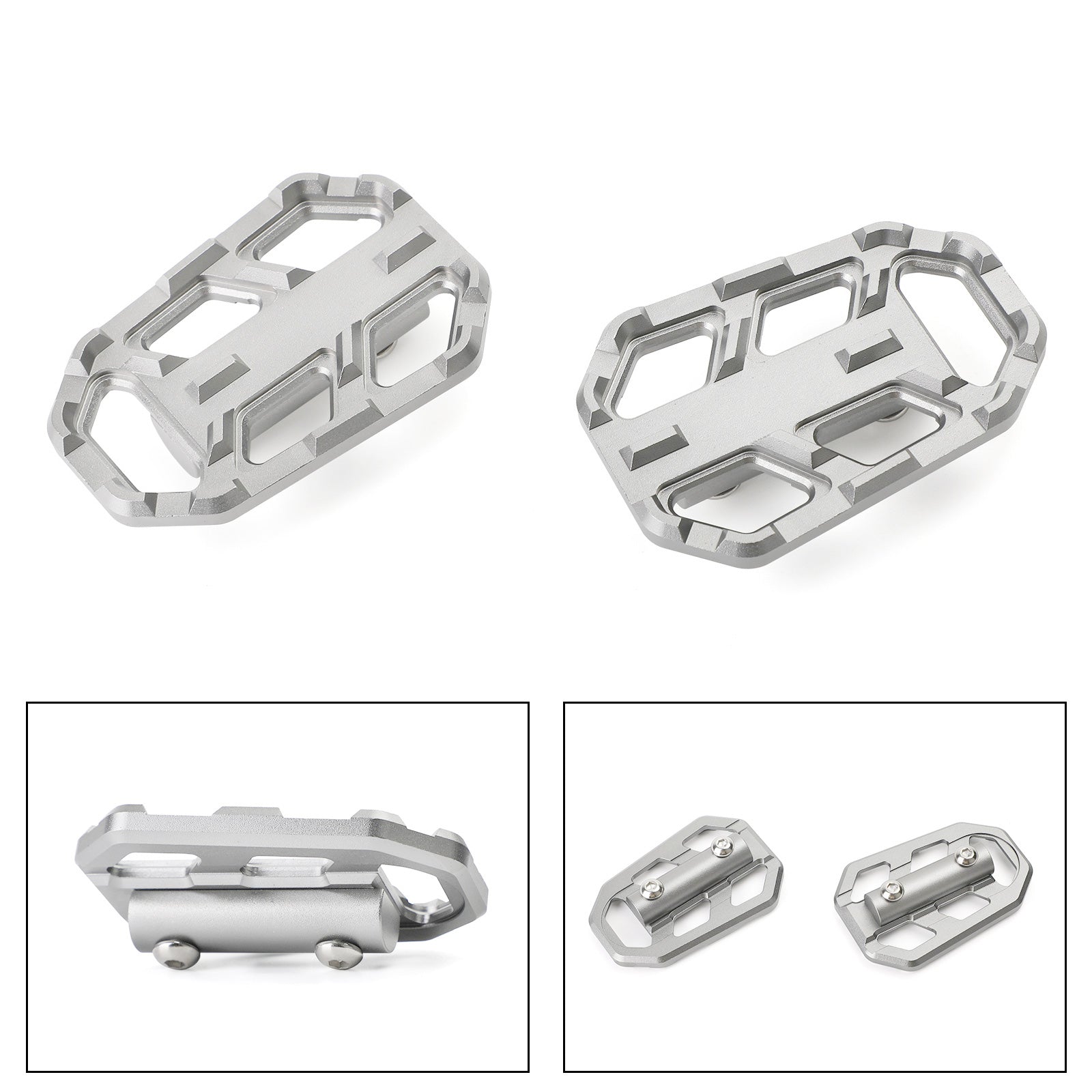 CNC nasloni za noge Počivajo za BMW G310GS 17-19 S1000XR 15-19 R1200GS (Adv.) 13-19 generično