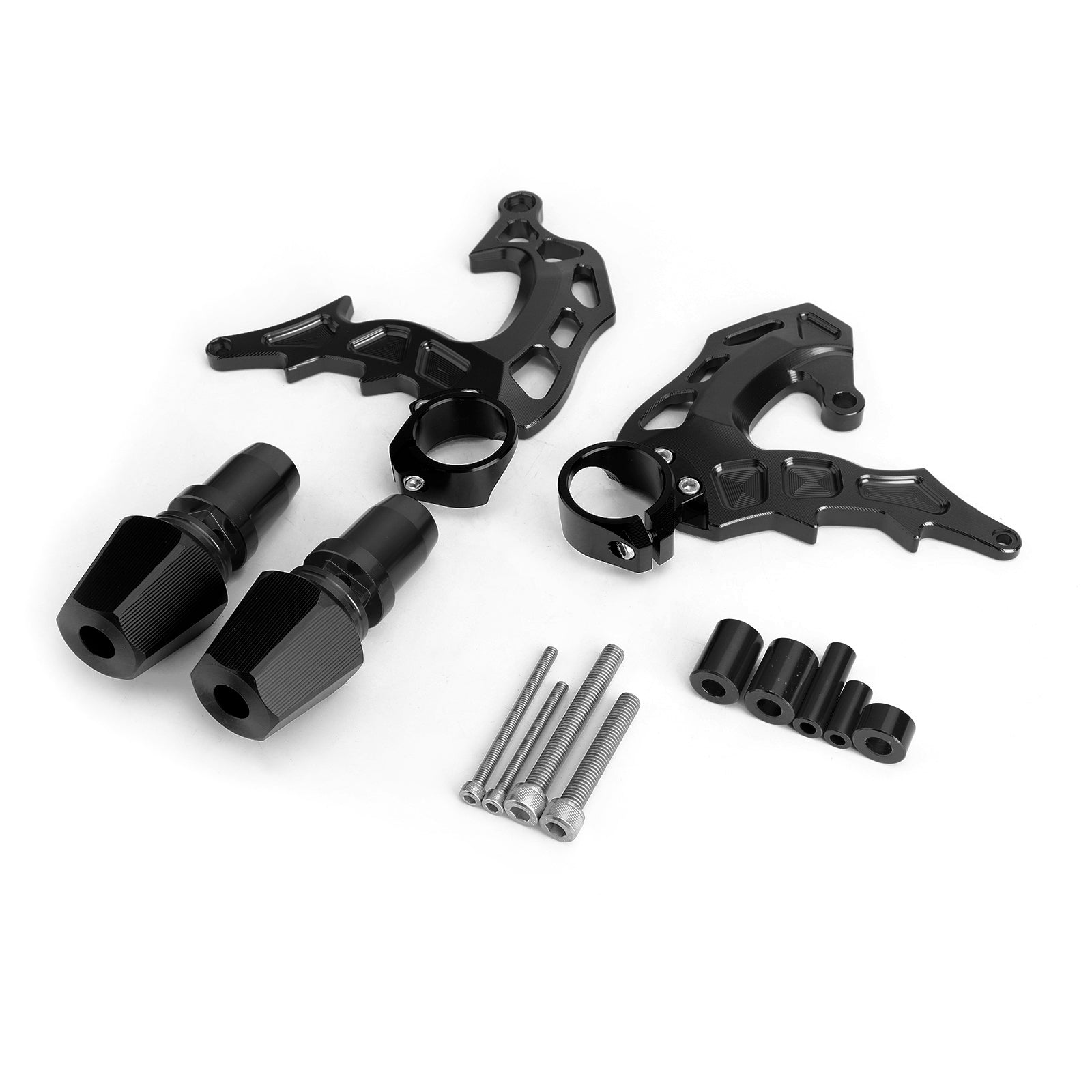 Crasseur Crash Pad Curseur Custer Custest del motore per Yamaha FZ-07 MT-07 MT07 14-18 Generico