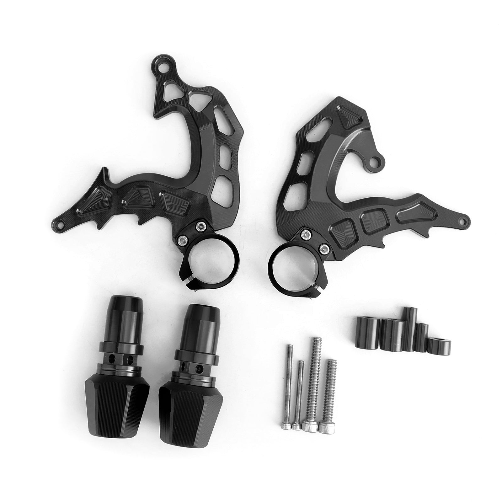 Crasseur Crash Pad Curseur Custer Custest del motore per Yamaha FZ-07 MT-07 MT07 14-18 Generico