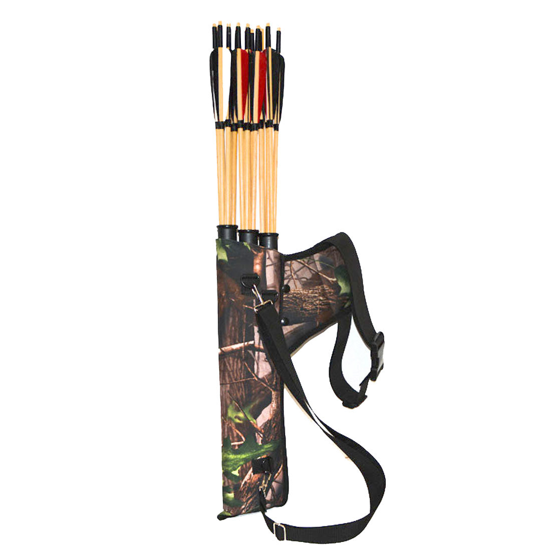 Boogschieten boog vijf voedselhouder 3 buis achterste maat bezaaid tassen