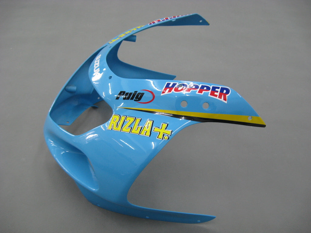 Carene Amotopart 2000-2002 Suzuki GSXR 1000 Blu Nero Rizla Generico