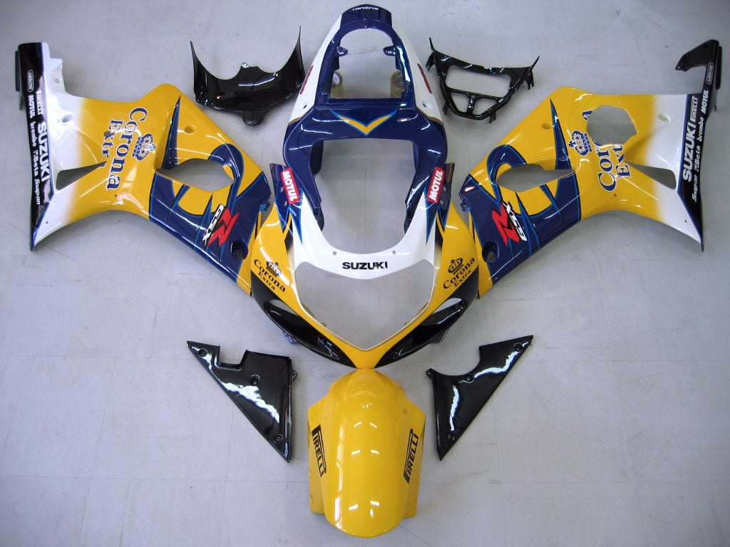 Camere Amotopart 2000-2002 Suzuki GSXR 1000 Yellow and Blue Corona GSXR Generico