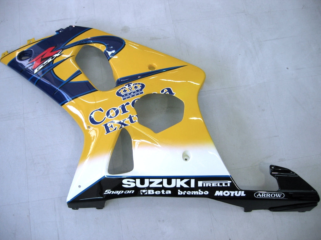 Carénages Amotopart 2000-2002 Suzuki GSXR 1000 Jaune et Bleu Corona GSXR Generic