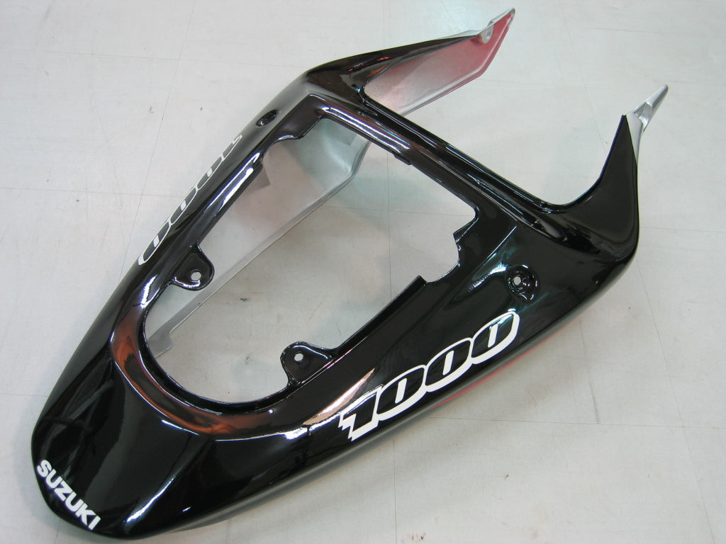 Amotopart Carénages 2000-2002 Suzuki GSXR 1000 Noir & Rouge GSXR Generic