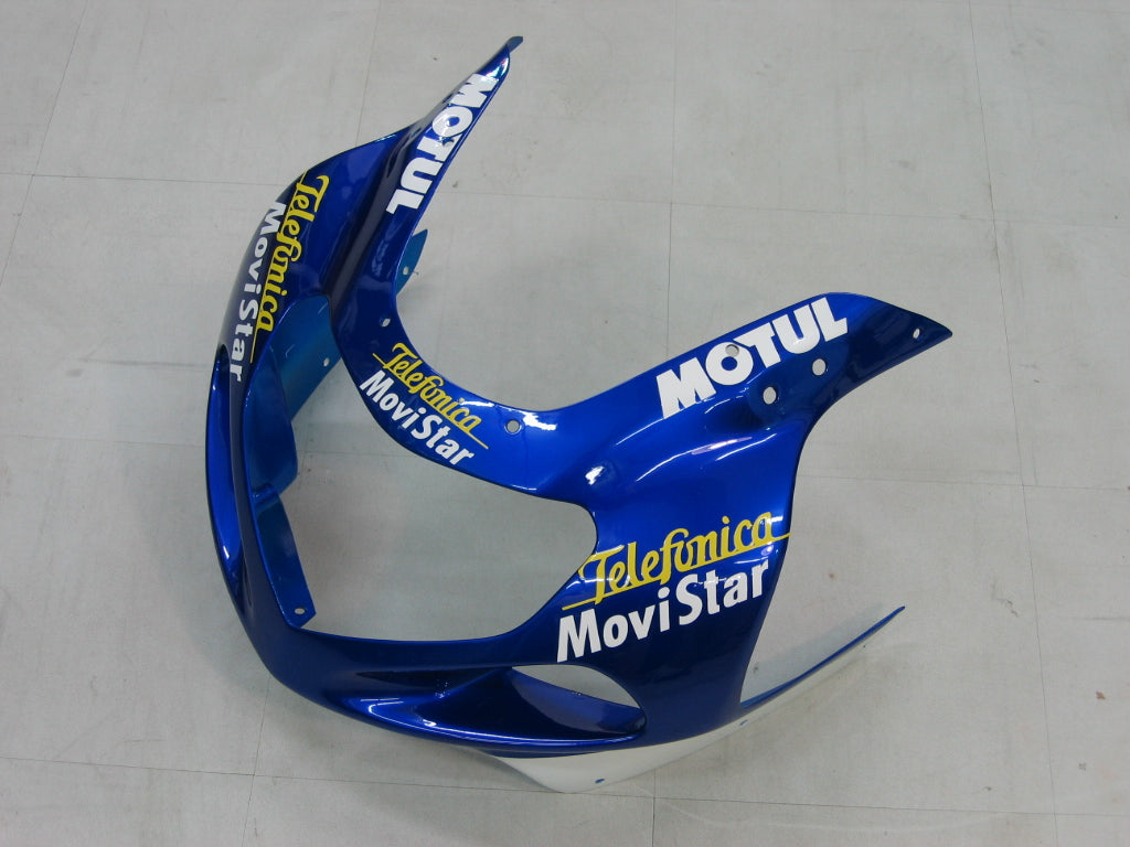 Carénages Amotopart 2000-2002 Suzuki GSXR 1000 Bleu Movistar Generic